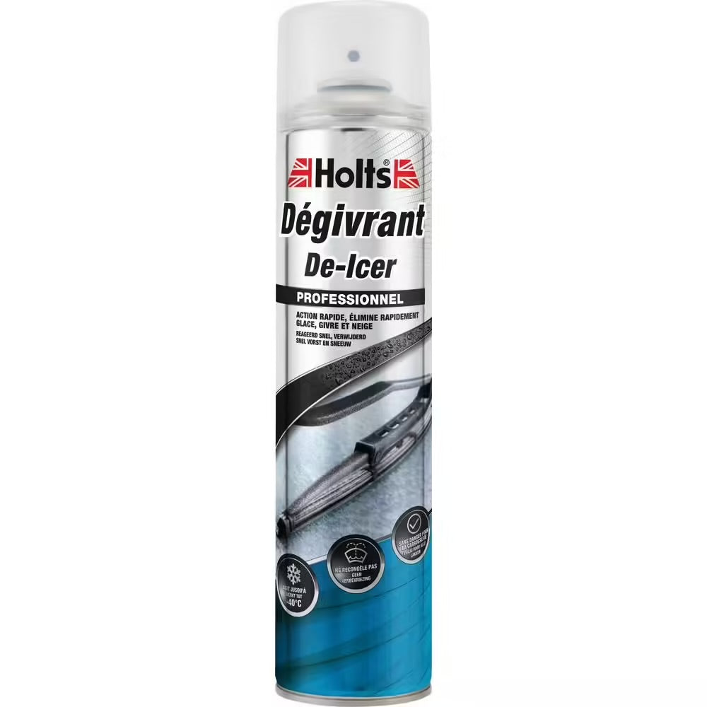 Dégivrant Pare-Brise -25°C 600ml – Action Instantanée Givre & Glace – Garage Pro Holts