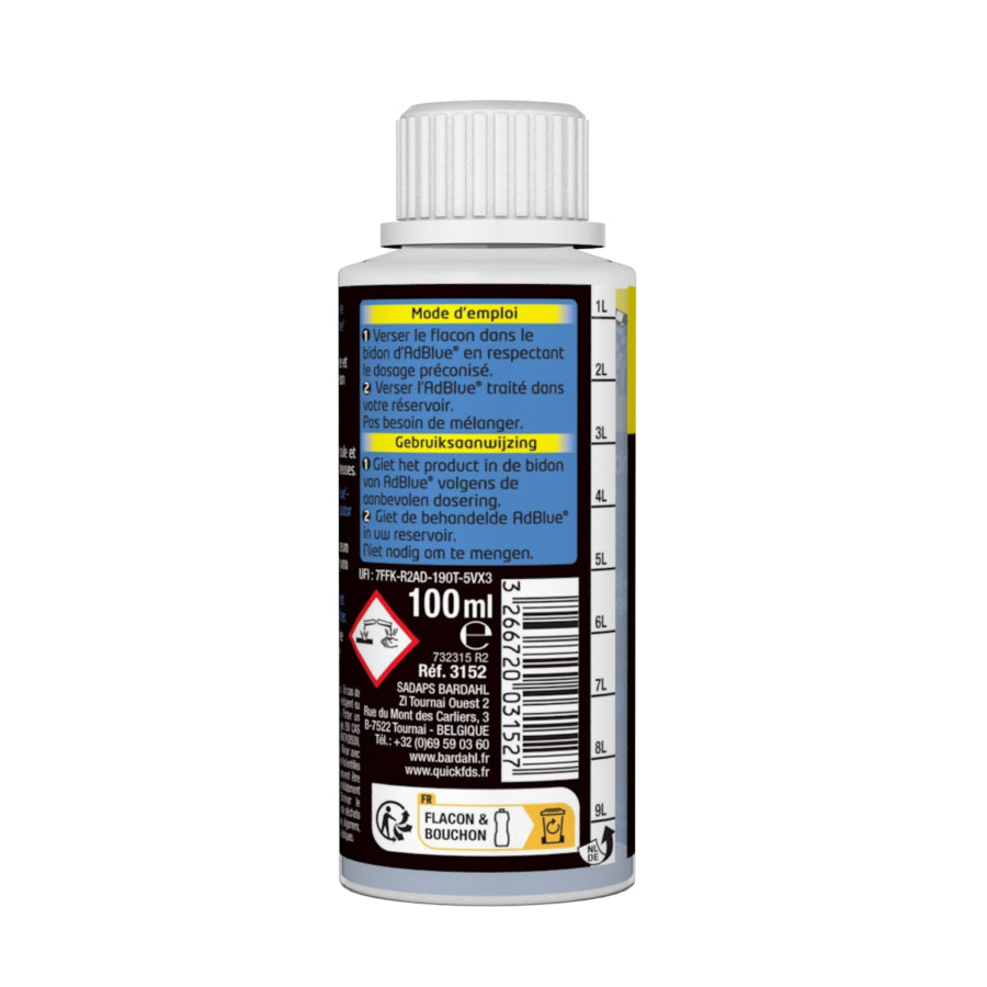 BARDAHL Anti-Cristallisant AdBlue 100 ml – Traitement Système SCR