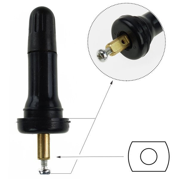 Valve TPMS-04 Schrader caoutchouc Stix