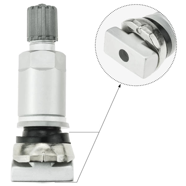 Valve TPMS-14 Schrader argent Stix