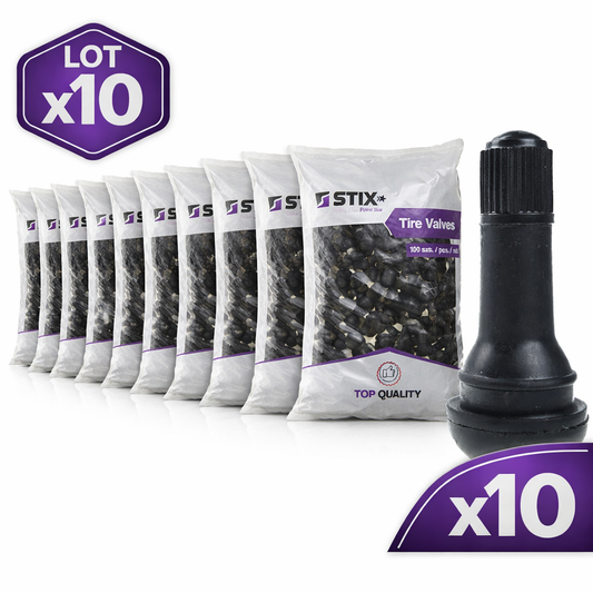 Valves Tubeless TR413 – Lot 10×100 (1 000 pcs) – Stock Annuel Garage & Centre Pneus