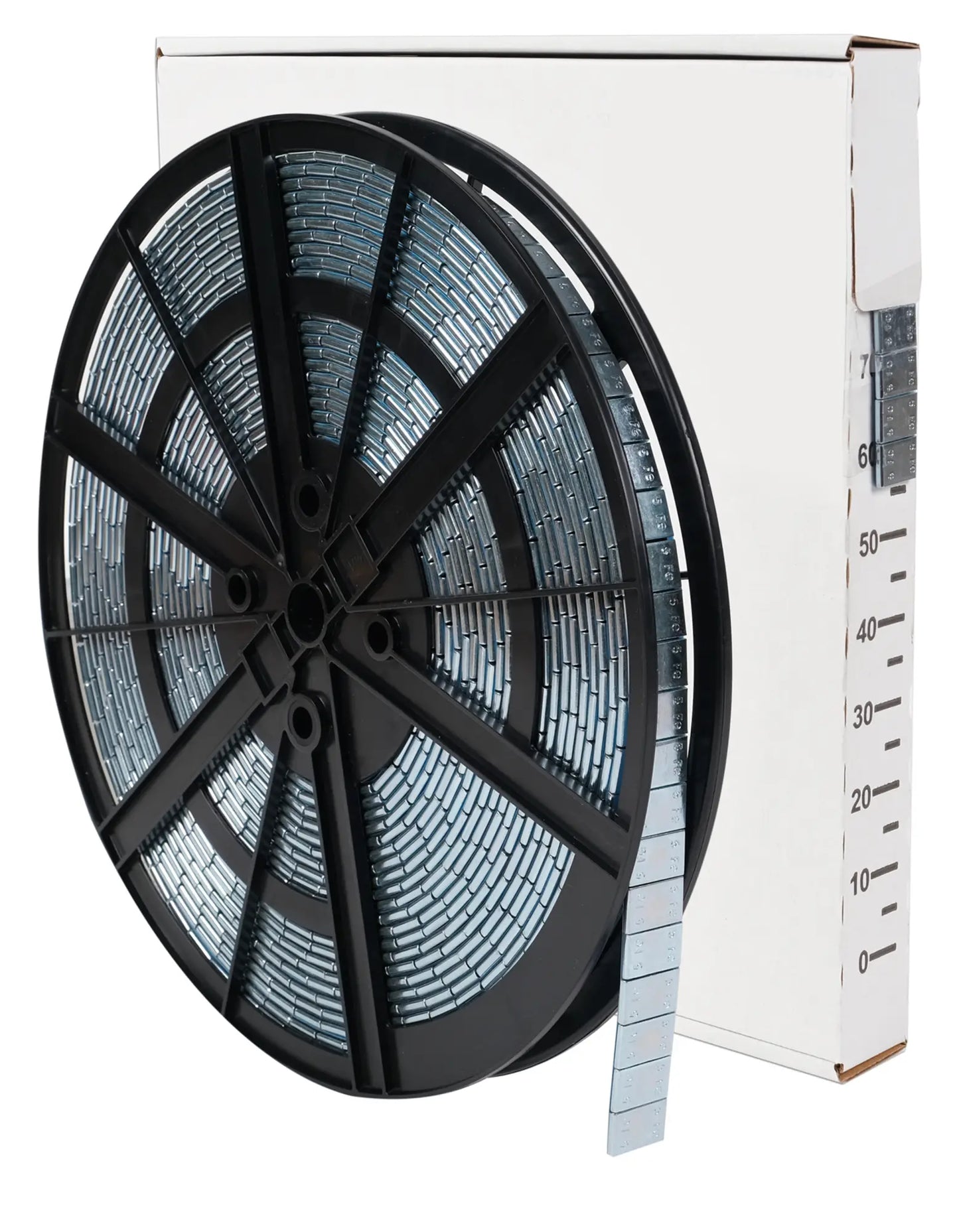 Masses Adhésives Acier Zingué – Rouleau 5 kg 1000×5g – Universel VL, Moto & Utilitaire