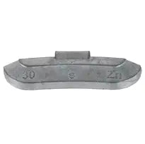 Masses d'équilibrage zinc - Jante acier 45g - Boîte de 50