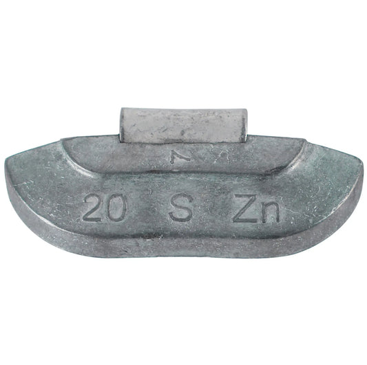 Masses d'équilibrage zinc - Jante acier 5g - Boîte de 100