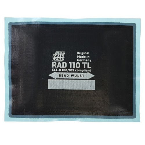 Schéma de pose de l'insert radial 110TL sur pneu