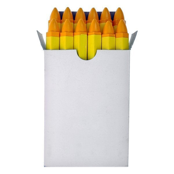 Marqueur cire jaune pneus lot 12 Stix 3612