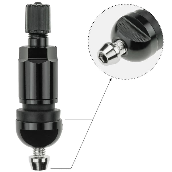 Valve TPMS Aluminium Noir HUF/Beru TPMS-07