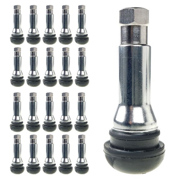 Valves tubeless TR414-AC chromées lot de 20