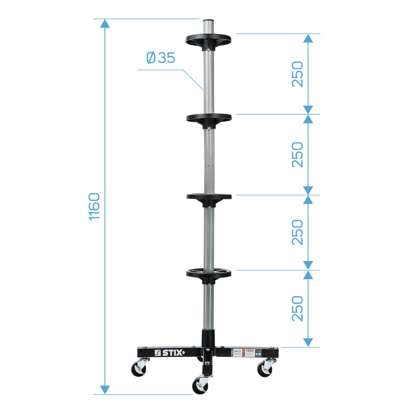 Support mobile 4 roues / jantes SNK-01 - Stix