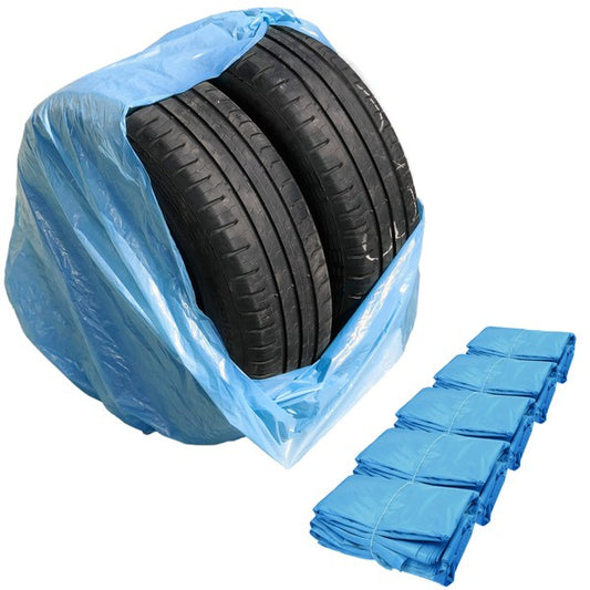 Sac à pneus LDPE bleu renforcé Stix