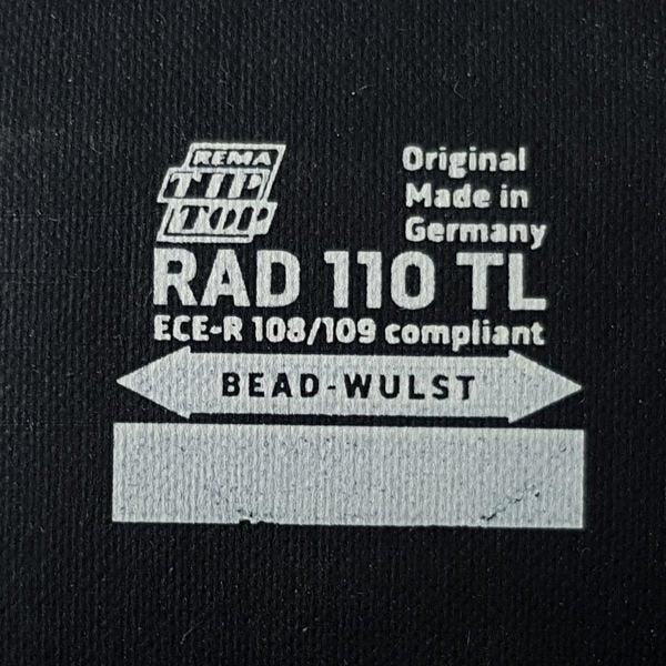 Insert Radial 110TL Rema Tip-Top - vue détail nappe de renfort